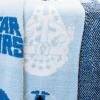 imageJay Franco Star Wars Feather Knit Fluffy Throw Blanket  Darth Vader and R2D2 Fuzzy Blanket Measures 50 x 60 inch  Super Soft Lightweight BeddingBlue  Star Wars