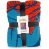 imageJay Franco Star Wars Feather Knit Fluffy Throw Blanket  Darth Vader and R2D2 Fuzzy Blanket Measures 50 x 60 inch  Super Soft Lightweight BeddingBlue  Spiderman