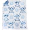 imageJay Franco Star Wars Feather Knit Fluffy Throw Blanket  Darth Vader and R2D2 Fuzzy Blanket Measures 50 x 60 inch  Super Soft Lightweight BeddingBlue  Stitch