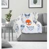imageJay Franco Star Wars Feather Knit Fluffy Throw Blanket  Darth Vader and R2D2 Fuzzy Blanket Measures 50 x 60 inch  Super Soft Lightweight BeddingGray  Spiderman