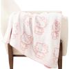 imageJay Franco Star Wars Feather Knit Fluffy Throw Blanket  Darth Vader and R2D2 Fuzzy Blanket Measures 50 x 60 inch  Super Soft Lightweight BeddingPink  Hello Kitty 01