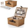 imagePICNIC TIME Star Wars Classic Picnic Basket for 2 Romantic Picnic for 2 Wicker Picnic Set Beige CanvasDisney Winnie the Pooh  Beige