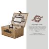 imagePICNIC TIME Star Wars Classic Picnic Basket for 2 Romantic Picnic for 2 Wicker Picnic Set Beige CanvasStar Wars  Beige