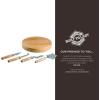 imagePICNIC TIME Star Wars Death Star Circo Cheese Board and Knife Set Charcuterie Board Set Wood Cutting Board ParawoodStar Wars Darth Vader  Parawood