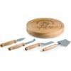 imagePICNIC TIME Star Wars Death Star Circo Cheese Board and Knife Set Charcuterie Board Set Wood Cutting Board ParawoodStar Wars Mandalorian Grogu  Parawood