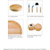 imagePICNIC TIME Star Wars Death Star Circo Cheese Board and Knife Set Charcuterie Board Set Wood Cutting Board ParawoodStar Wars Mandalorian Grogu  Parawood