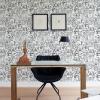 imageRoomMates RMK12451PL Star Wars Saga Line Sketches Peel and Stick Wallpaper Black 30 Sq FtBlack