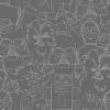 imageRoomMates RMK12451PL Star Wars Saga Line Sketches Peel and Stick Wallpaper Black 30 Sq FtGray