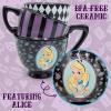 imageSilver Buffalo Sculpted Ceramic Mug One Size Pack of 1 Death StarAlice in Wonderland