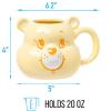 imageSilver Buffalo Sculpted Ceramic Mug One Size Pack of 1 Death StarCare Bears Funshine Bear