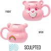 imageSilver Buffalo Sculpted Ceramic Mug One Size Pack of 1 Death StarCare Bears Sculpted Mug