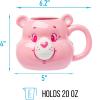 imageSilver Buffalo Sculpted Ceramic Mug One Size Pack of 1 Death StarCare Bears Sculpted Mug