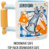 imageSilver Buffalo Sculpted Ceramic Mug One Size Pack of 1 Death StarRatatouille Little Chef
