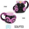 imageSilver Buffalo Sculpted Ceramic Mug One Size Pack of 1 Death StarUrsula Tentacles