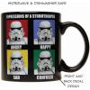 imageSilver Buffalo Star Wars Stormtrooper Expressions Ceramic Mug 14 Ounces20oz Stormtrooper Expressions