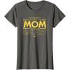 imageStar Wars Best Mom in the Galaxy Birthday Mothers Day TShirtAsphalt Grey