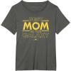 imageStar Wars Best Mom in the Galaxy Birthday Mothers Day TShirtAsphalt Grey