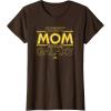 imageStar Wars Best Mom in the Galaxy Birthday Mothers Day TShirtBrown