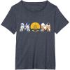 imageStar Wars Droids R2D2 C3PO BB8 Mom Mothers Day Birthday TShirtHeather Blue