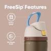 imageStar Wars FreeSip Insulated Stainless Steel Water Bottle with Straw for Sports and Travel BPAFree Sports Water Bottle 24 oz MandalorianStorm Trooper