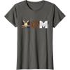 imageStar Wars Han Solo Chewbacca Leia Mom Mothers Day Birthday TShirtAsphalt Grey