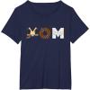 imageStar Wars Han Solo Chewbacca Leia Mom Mothers Day Birthday TShirtNavy Blue