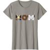 imageStar Wars Han Solo Chewbacca Leia Mom Mothers Day Birthday TShirtSlate Grey