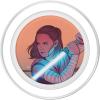 imageStar Wars Illustrated Rey with Lightsaber PopSockets MagSafe PopGrip for iPhoneMagSafe