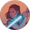imageStar Wars Illustrated Rey with Lightsaber PopSockets MagSafe PopGrip for iPhoneStandard