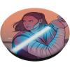 imageStar Wars Illustrated Rey with Lightsaber PopSockets MagSafe PopGrip for iPhoneStandard