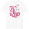 imageStar Wars Mothers Day Leia Line Art Moms Rule The Galaxy TShirtWhite