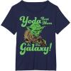 imageStar Wars Mothers Day Yoda Best Mom In The Galaxy TShirtNavy Blue