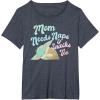 imageStar Wars The Mandalorian Mothers Day Mom Needs Naps TShirtHeather Blue