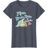 imageStar Wars The Mandalorian Mothers Day Mom Needs Naps TShirtHeather Blue
