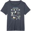 imageStar Wars Things Youll Find On Hoth TShirtHeather Blue