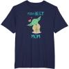 imageStar Wars Yoda Best Mom Hearts Mothers Day TShirtNavy Blue