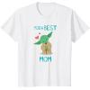 imageStar Wars Yoda Best Mom Hearts Mothers Day TShirtWhite