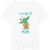 imageStar Wars Yoda Best Mom Hearts Mothers Day TShirtWhite