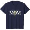 imageStar Wars Yoda Best Mom Lightsaber Mothers Day Gift TShirtNavy Blue