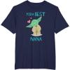 imageStar Wars Yoda Best Nana Yoda Chibi Portrait Mothers Day TShirtNavy Blue