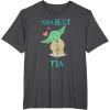 imageStar Wars Yoda Best Ta Yoda Chibi Portrait Da de la Madre TShirtDark Heather Grey