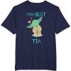 imageStar Wars Yoda Best Ta Yoda Chibi Portrait Da de la Madre TShirtNavy Blue