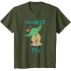 imageStar Wars Yoda Best Ta Yoda Chibi Portrait Da de la Madre TShirtOlive Green