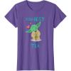 imageStar Wars Yoda Best Ta Yoda Chibi Portrait Da de la Madre TShirtPurple Heather