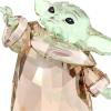 imageSwarovski Star Wars The Mandalorian The Child Crystal Figurine Teal and Brown CrystalsMandalorian  the Child