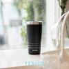 imageTervis Star Wars  Mandalorian  Peekaboo Made in USA Double Walled Insulated Tumbler Travel Cup Keeps Drinks Cold ampamp Hot 24oz with Straw Lid ClassicStainless Steel
