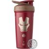 imageBlenderBottle Star Wars Strada Shaker Cup Insulated Stainless Steel Water Bottle with Wire Whisk 24Ounce Mandalorian Helmet 24ozIron Man