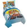 imageJay Franco Star Wars Empire Strikes Back 4 Piece Full Bed Set  Includes Reversible Comforter ampamp Sheet Set  Super Soft Fade Resistant MicrofiberBlue  Blaze