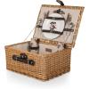 imagePICNIC TIME Star Wars Classic Picnic Basket for 2 Romantic Picnic for 2 Wicker Picnic Set Beige CanvasDisney Micke Mouse and Minnie Mouse  Beige