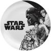 imageSilver Buffalo Star Wars Black and White Multi Collage 8quot Coupe Ceramic Plate